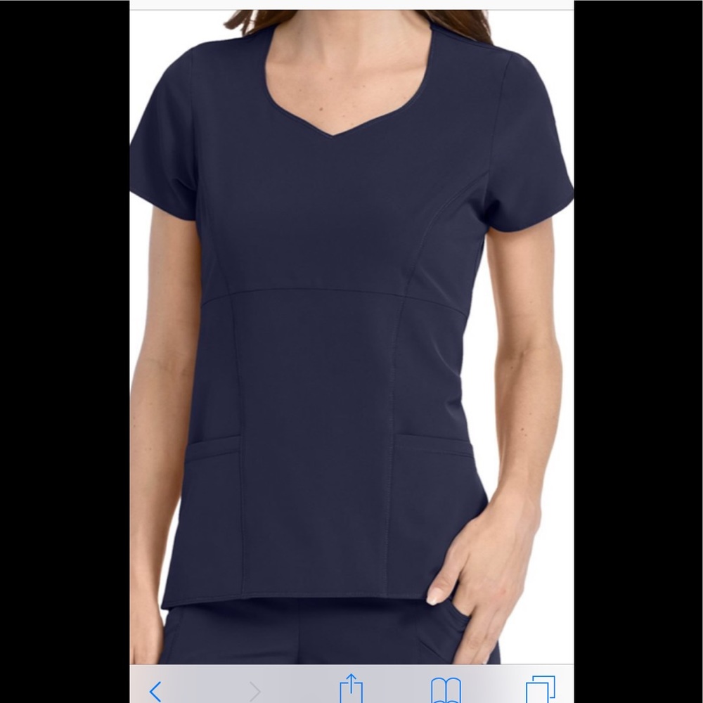MED COUTURE small scrub top uniform